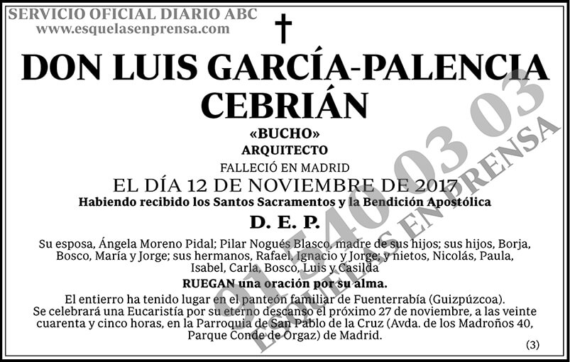 Luis García-Palencia Cebrián